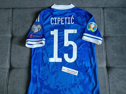 Branimir Cipetic #15 Jersey Bosnia Trikot M Adidas Football MW Shirt Bosna Dres Cover