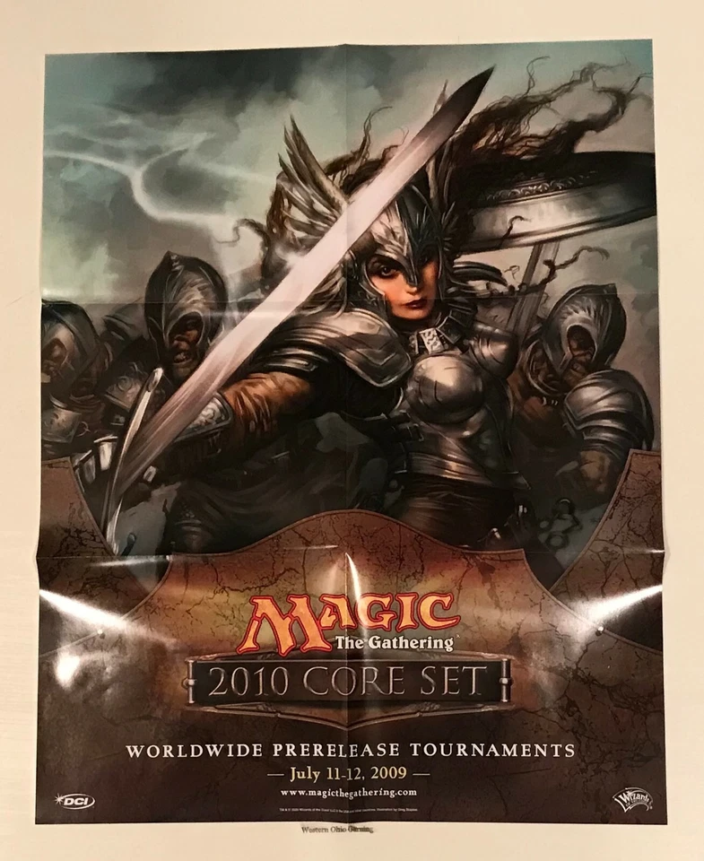 Magic MTG 2010 Core Set Worldwide Prerelease Poster NEW READ TCG CCG M10 - Image 1 of 1