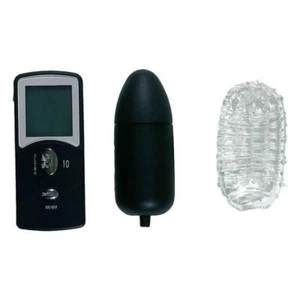 Bullet Vibromasseur Vibrationsei Ultra 10 Télécommande Contrôle Noir Mini - Imagen 1 de 1