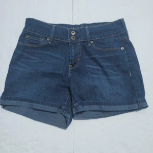 Denizen from Levi's Women's Blue Denim Shorts Cuffed Size 2 - Picture 1 of 6