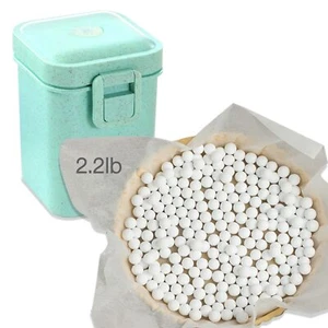 2.2Lb Ceramic Pie Weights Baking Beans Pie Crust Reusable 10mm Weights Natura - Picture 1 of 6