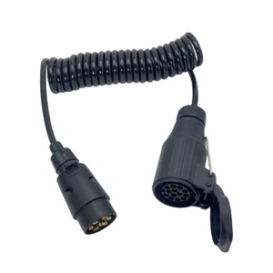 Cavo avvolto a molla per rimorchio da 7 pin a 13 pin ABS resistente alle intemperie rimorchio spirali - Foto 1 di 8