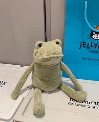 Jellycat Fergus Frog Green Plush Toy With Tag & Dust Bag Animal Dolls Great Gift - Image 1 of 4
