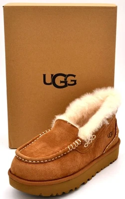 Zapatos sin cordones UGG Ansley Parc para mujer | Castaño | 1158250-CHE | Auténticos nuevos Foto 1 de 4