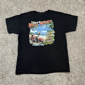 T-shirt motociclista Harley Davidson Key West Florida taglia grande - Foto 1 di 5
