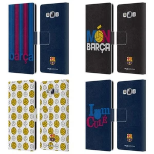 OFFICIAL FC BARCELONA CAMPIONS LEATHER BOOK CASE FOR SAMSUNG PHONES 3 - Picture 1 of 10