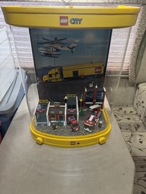 Lego City Store Display #7741 #7208 #3221 Helicopter Spins, Read Description**