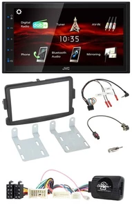 JVC USB Bluetooth Lenkrad DAB 2DIN Autoradio für Dacia ab 2012 schwarz - Bild 1 von 11