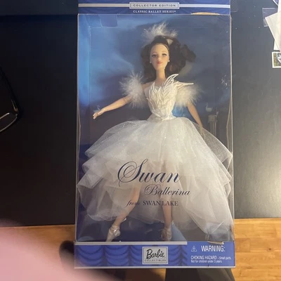Muñeca Barbie Swan Bailarina 2001 Lago de los Cisnes Foto 1 de 2