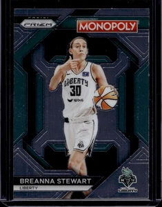 Breanna Stewart 2024 Panini WNBA Monopoly Prizm #WNBA4 Insert - Picture 1 of 2