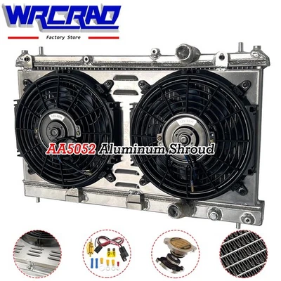 Radiator&Shroud Fan Fit Chrysler Dodge Plymouth Neon 1995-1999 1996 1998 2.0L MT - Image 1 of 4