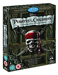 Pirates Of The Caribbean 1-4 (Box Set) (Blu-ray, 2011)