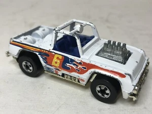 Hot Wheels Flying Colors Baja Bruiser White BW Wheels 1973 Mattel Hong Kong - Picture 1 of 11