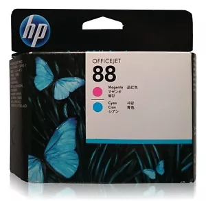 Original HP 88 C9382A Magenta + Cyan Druckkopf ungeöffnet MHD 2012 - Bild 1 von 2