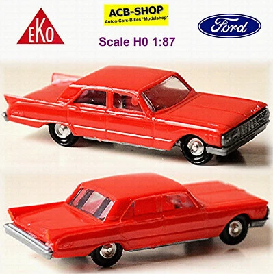 Ford Cometa Mercury Cometa Berlina 1964-65 Rosso 1:87 EKO 2073 - Immagine 1 di 4