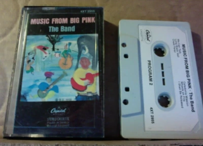 EX 1968 The Band Music From Big Pink 1st PAPER LABEL CASSETTE 4XT 2955 Bob Dylan - Image 1 of 4