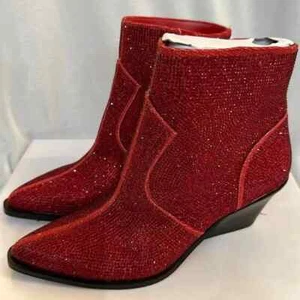 Botín occidental Jessica Simpson Zalor estrás - rojo (6,5 m) 799443 - - Imagen 1 de 5
