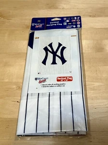 NW/PK NEW YORK YANKEES VERICAL FLAG 27X37-WINCRAFT SPORTS INDOOR/OUTDOOR - Picture 1 of 1