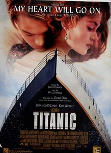 songsheet MY HEART WILL GO ON titanic , dicaprio / winslet - Picture 1 of 2