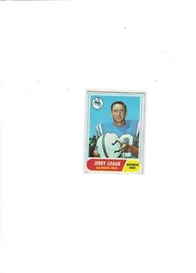 1968 Topps Football # 47 Jerry Logan Baltimore Colts