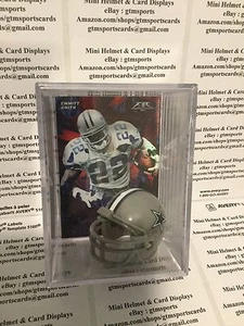 Emmitt Smith Dallas Cowboys Mini Helmet Card Display Case Shadowbox Autograph - Picture 1 of 3