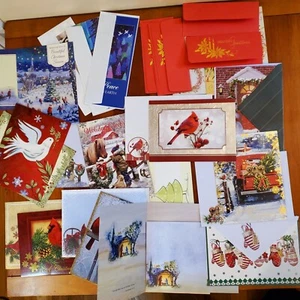 18 Sobres Vintage Navidad + Vacaciones Mezcla Tarjetas Efectivo Regalo Color A Juego Bonitos - Imagen 1 de 5