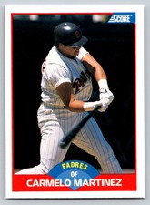 1989  Score #517 Carmelo Martinez San Diego Padres