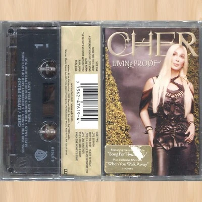 CHER Living Proof CASSETTE TAPE Different Kind of Love SONG FOR THE LONELY 1110 - Image 1 of 3