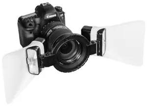 3D Flex Flash WYNG Macro Flash Modifier Bounce Reflector Diffuser Godox MF12 K2 - Picture 1 of 7