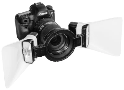 3D Flex Flash WYNG Macro Flash Modifier Bounce Reflector Diffuser  Godox MF12 K2 - Image 1 of 4