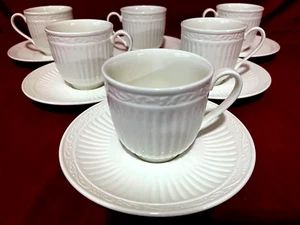 Mikasa Italian Countryside 12 Piece Set Of 6 Each Tea Cups & Saucers DD900 - Picture 1 of 2