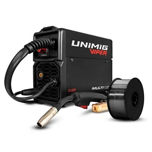 UNIMIG VIPER 135 SYNERGIC MIG Welder + Free 10 Tips & 1kg MIG Wire - U11005K - Picture 1 of 6