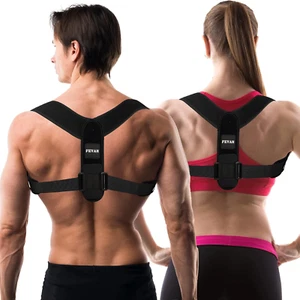 Correttore Posturale Regolabile Per Spalle Schiena In Neoprene, Dolore Cervicale - Foto 1 di 8
