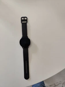 Samsung Galaxy Watch Active2 40mm Cassa Nera in Acciaio Cinturino Nero in Pelle, - Foto 1 di 3