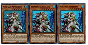 Yugioh- 3X Mermail Abyssleed - Super Rare - 1st Edition - SHVA-EN038 - Near Mint - Picture 1 of 1