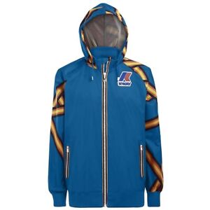 Men's Jacket Coat Anti Wind Waterproof Lightweight K-Way 020961 Royal Blue