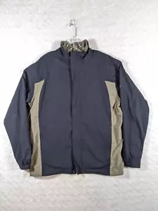 Nike Golf Jacket Mens Large Black Storm Fit Light Full-Zip Rain Khaki 128698-010 - Picture 1 of 7