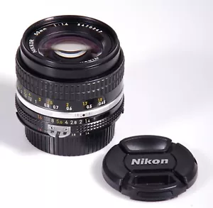 NIKON NIKKOR 1,4 50mm AI-S NIKKOR AI-S 50mm 1,4 NIKON F3 FM FE FE2 FM2 FM3A FM10 - Imagen 1 de 4