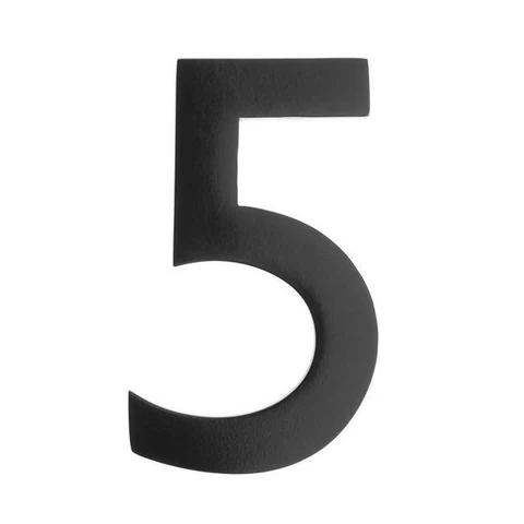 Architectural Mailboxes 3582B-5 Floating House Number 5  Black - 4 in Cover
