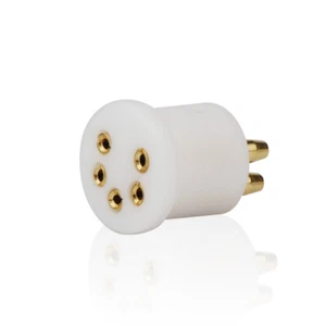 One Piece Preffair TIDP FEMALE DIN TONEARM PLUG fits GRACE & OTHERS DIY Golden - Picture 1 of 8