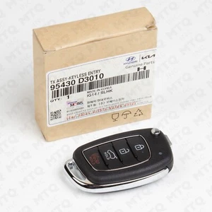 Genuine Tucson 2016-18 Flip Key FOB Remote ONLY 95430-D3010 for Hyundai - Picture 1 of 5