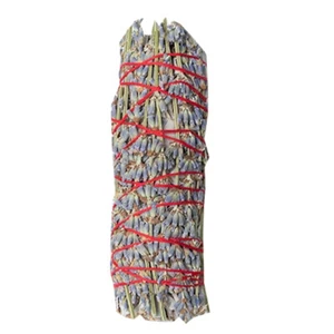 Natural White Sage Grass Bundle Smudge Sticks Flower Colorful for Home Cleansing - Picture 1 of 18