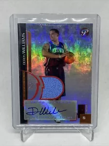 2005-06 Topps Pristine #209 Deron Williams Jersey/Auto RC Serial Numbered 09/10 - Picture 1 of 4