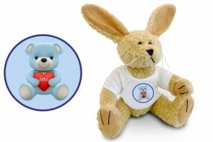 Newborn Bunny (Blue) Plush Soft Toy - CAN BE PERSONALISED - ideal gift - Picture 1 of 5
