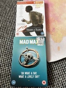 X2 Adult DVD Bundle - 12 Years A Slave (unopened) And Mad Max: Fury Road - Picture 1 of 5