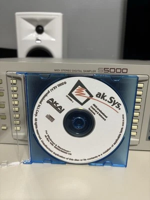 AKAI Professional S5000 / S6000  AK.SYS.  Disk  w/ Operating System Ver.2.12 . - Image 1 of 2