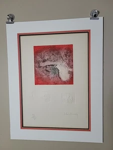 Lebadang (aka Hoi), Forest, Etching with Relief, signed in pencil,numbered. - Picture 1 of 19