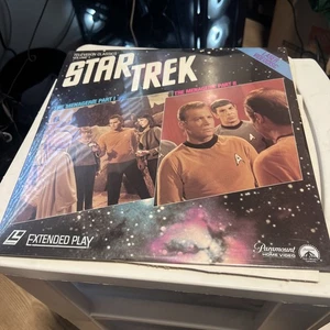 Star Trek Menagerie Parts 1 & 2 Paramount Laserdisc LD NOS New Factory Sealed - Picture 1 of 3
