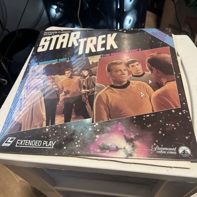 Star Trek Menagerie Parts 1 & 2 Paramount Laserdisc LD NOS New Factory Sealed - Image 1 of 3