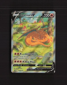 Charizard V SWSH260 Sword & Shield Full Art Black Star Promo Pokemon Card DMG - Picture 1 of 10